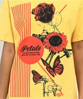 Petals by Petals and Peacocks Give Them Flowers Orange T-Shirt