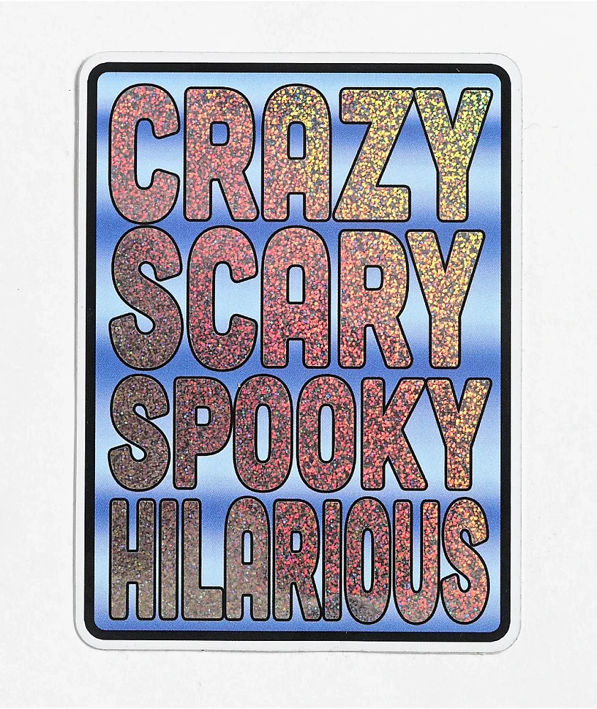 Petty Snacks C.S.S.H. Holo Glitter Sticker