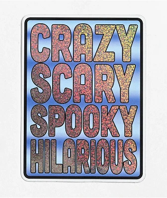 Petty Snacks C.S.S.H. Holo Glitter Sticker