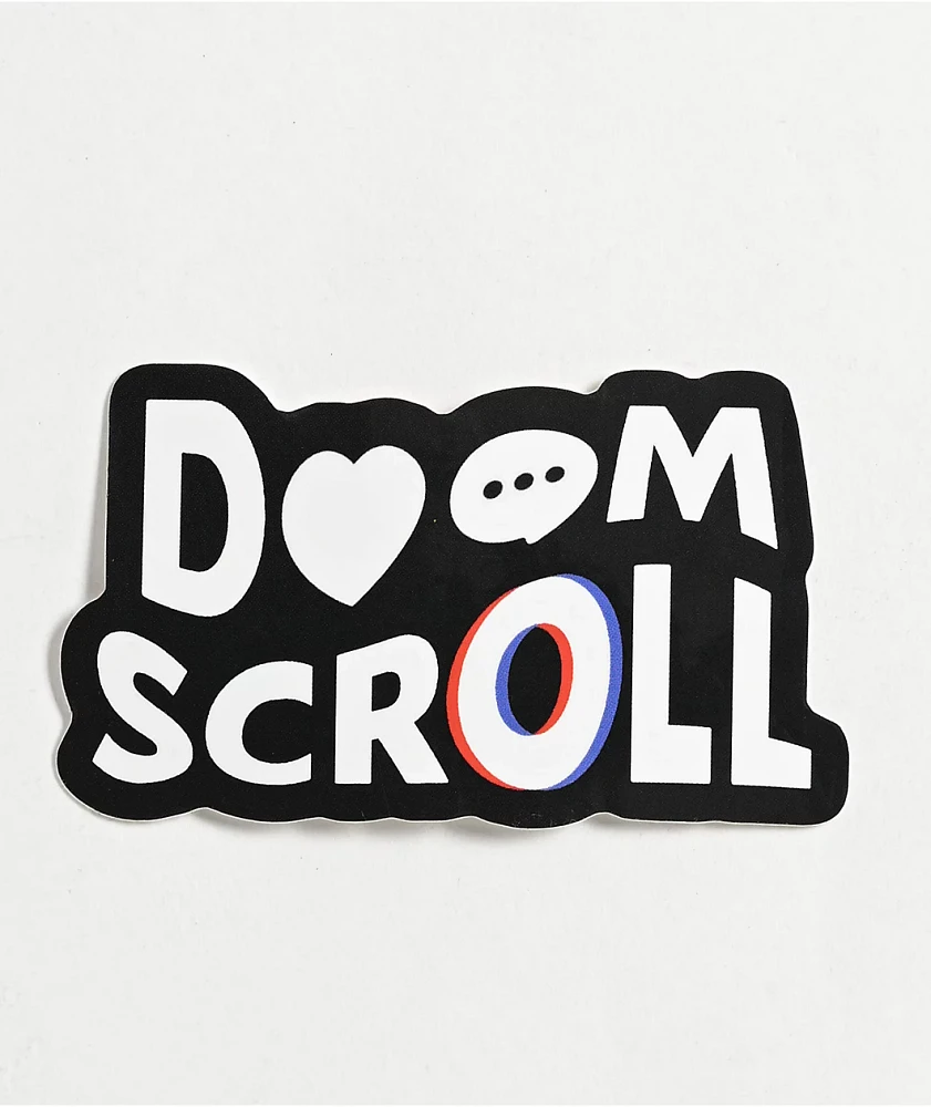 Petty Snacks Doom Scroll Sticker