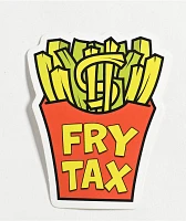 Petty Snacks Fry Tax Sticker