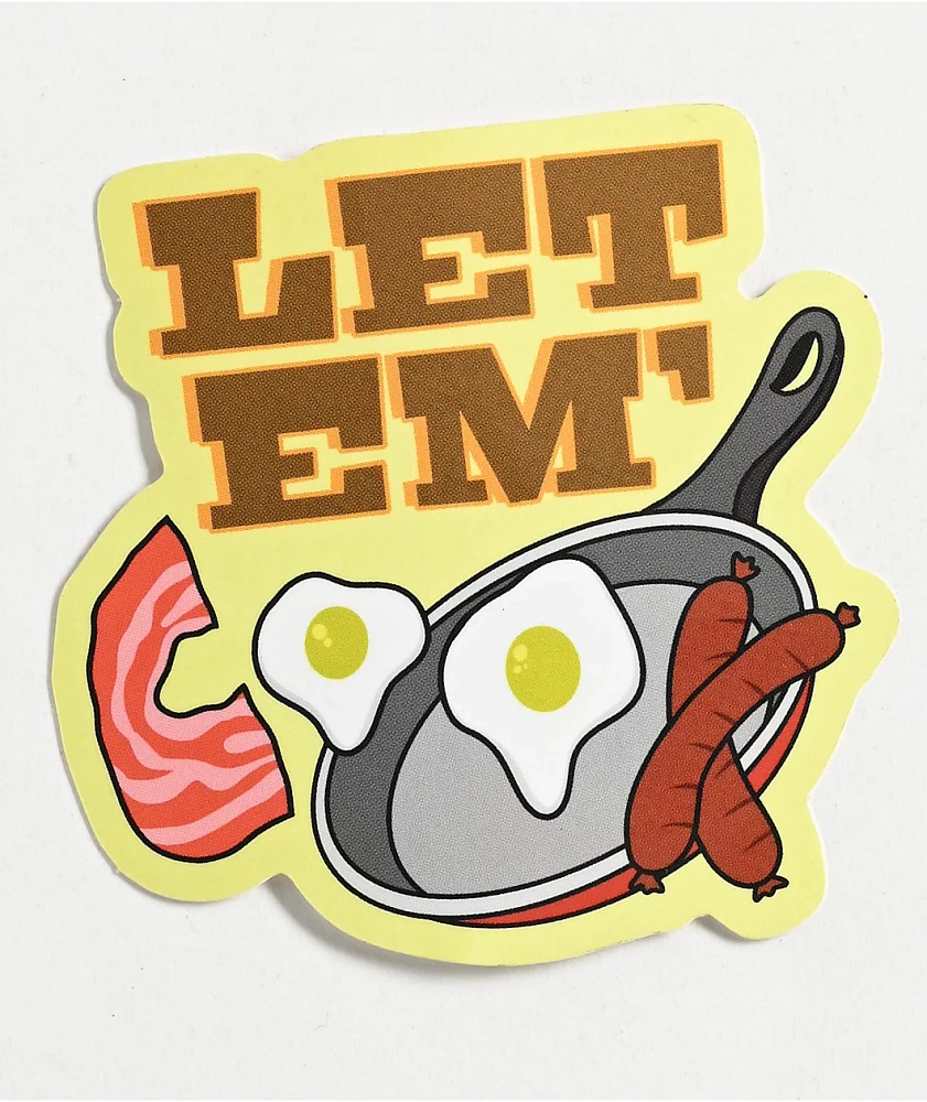 Petty Snacks Let Em Cook Sticker