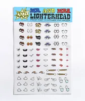 Petty Snacks Mr & Mrs Lighterhead Sticker Sheet