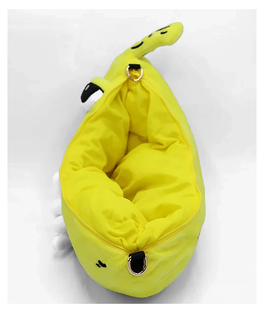 Petty Snacks Peels Plush Crossbody Bag