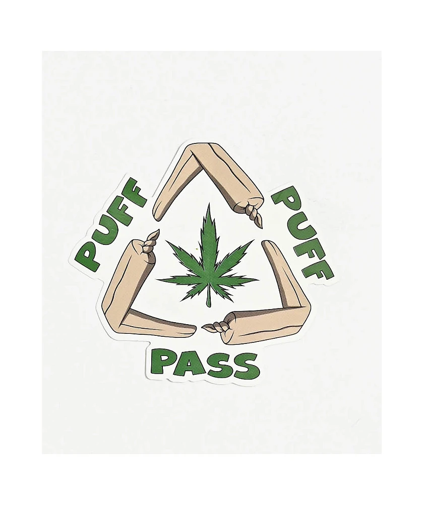 Petty Snacks Puff Puff Pass Sticker