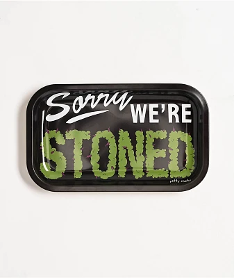 Petty Snacks Sorry We're Stoned Tray