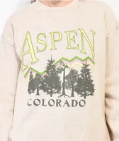 Philcos Aspen Vintage Neutral Crewneck Sweatshirt