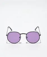 Picnic Purple & Black Sunglasses