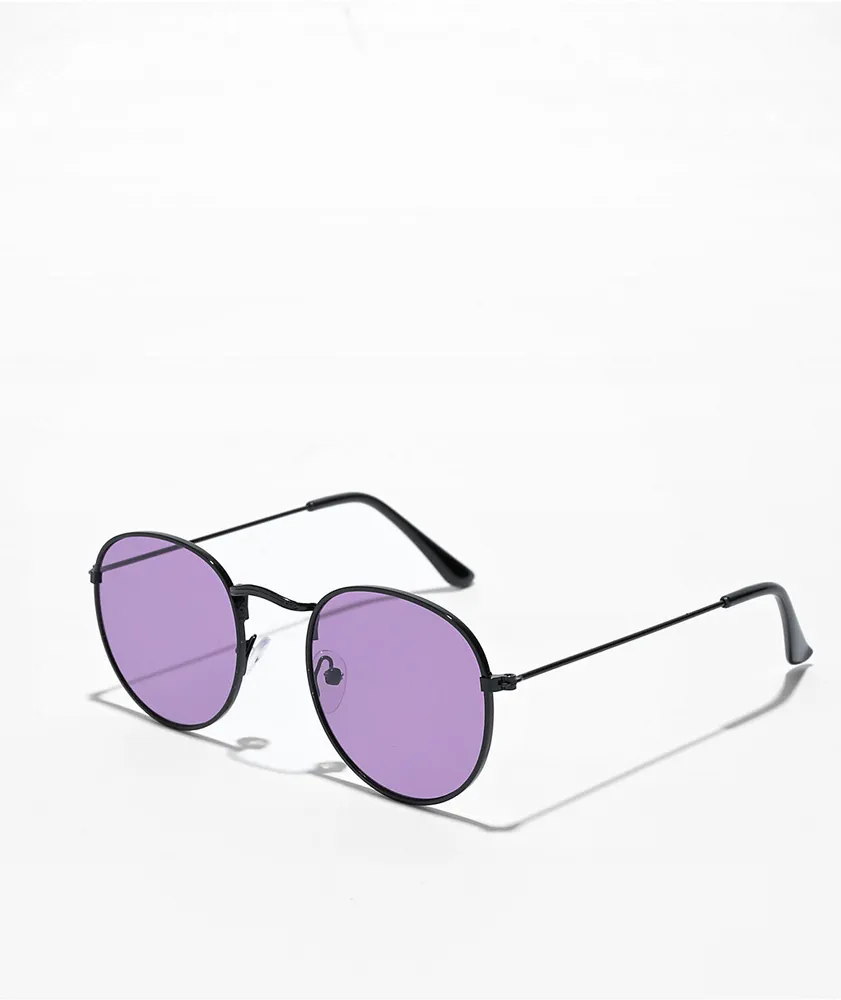 Picnic Purple & Black Sunglasses