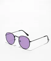 Picnic Purple & Black Sunglasses