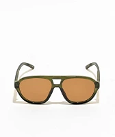 Pilot Green & Orange Sunglasses