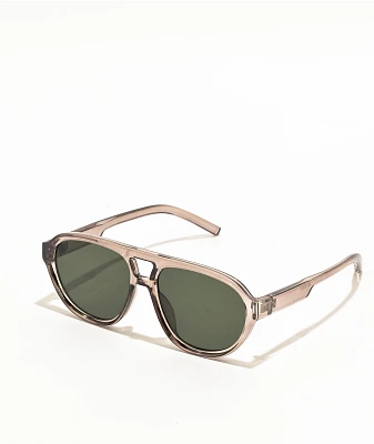 Pilot Grey & Green Sunglasses