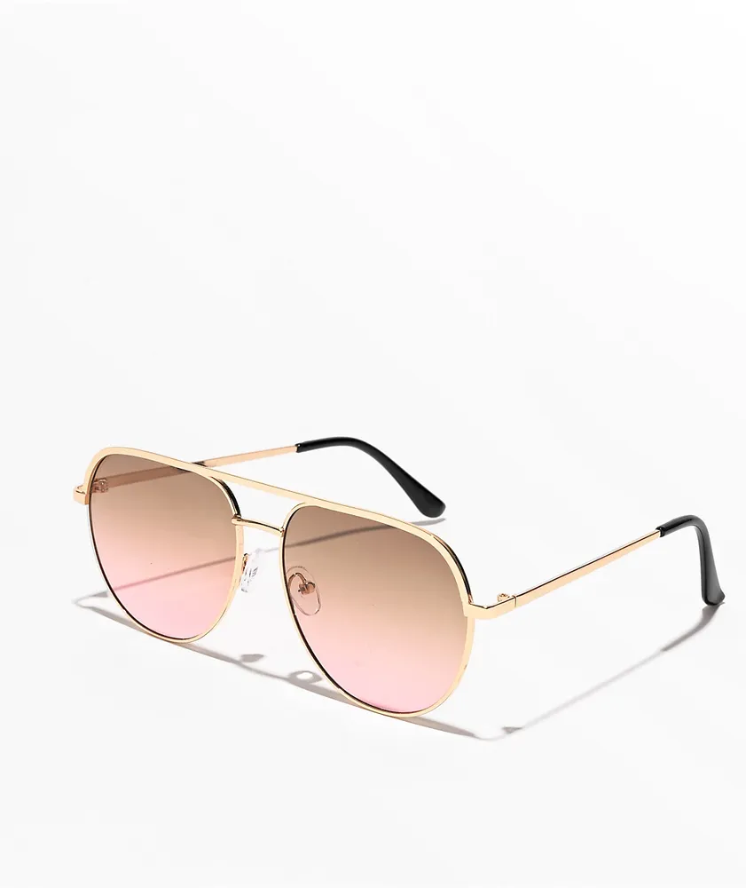 Pink Rose Gradient Sunglasses