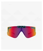 Pit Viper Flip-Offs Voltage Pink & Purple Sunglasses