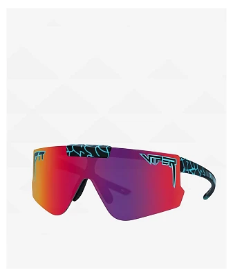 Pit Viper Flip-Offs Voltage Pink & Purple Sunglasses