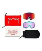 Pit Viper Proform Snow Machine & Red Snowboard Goggles