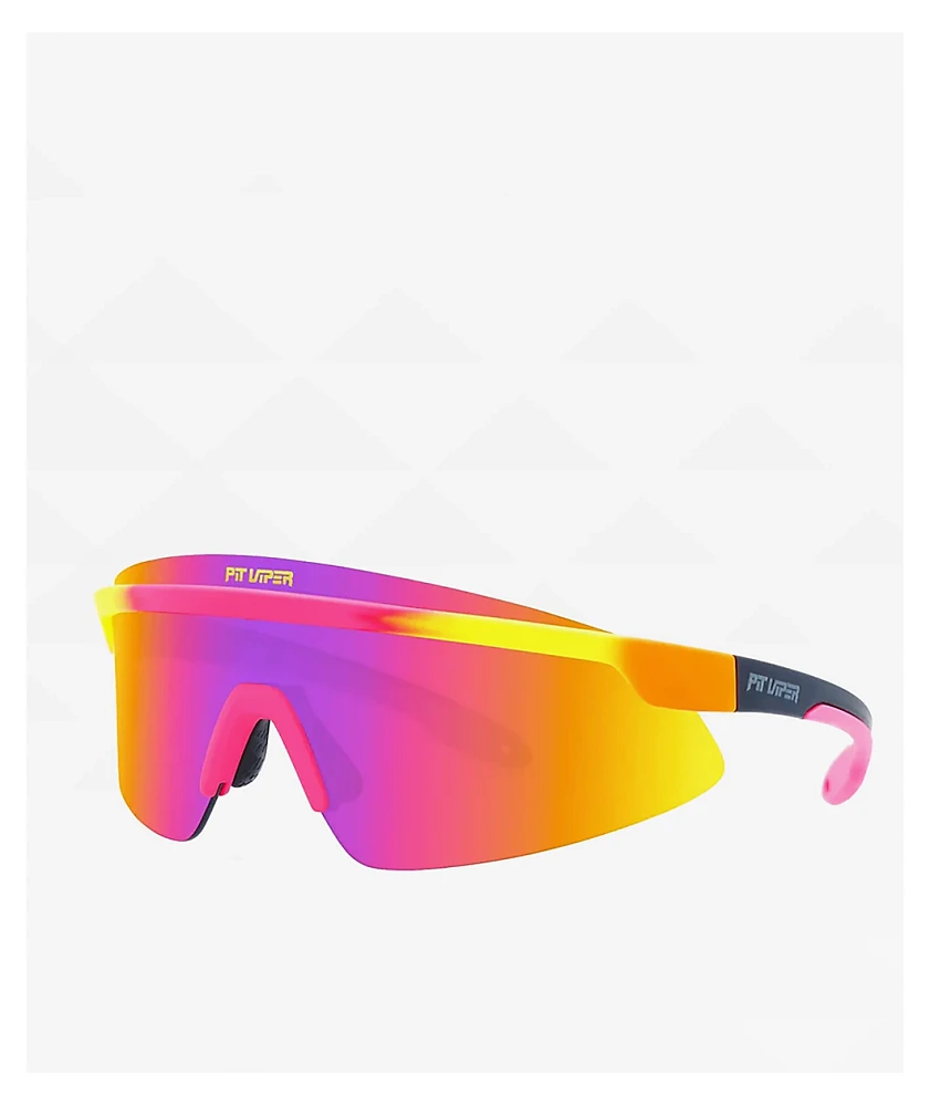 Pit Viper Skysurfer Italo Polar Pink & Yellow Polarized Sunglasses