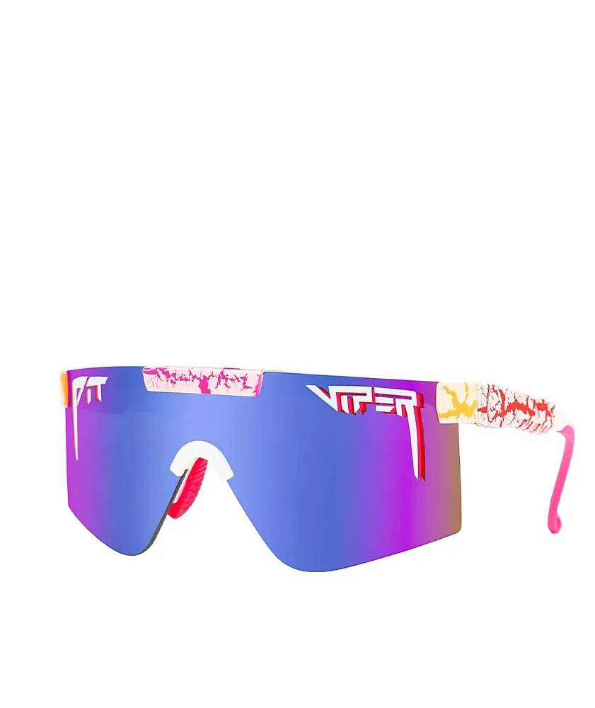 Pit Viper The 2000s Aftershock Polarized Blue & Purple Sunglasses