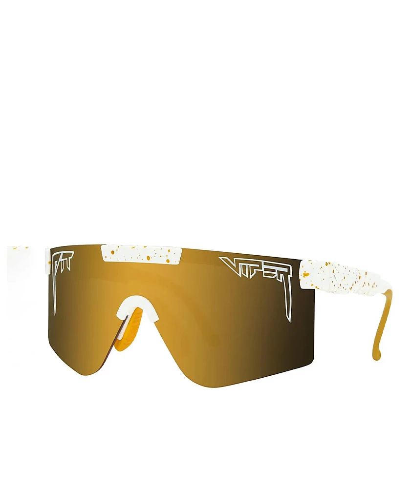 Pit Viper The 2000s Bel Air Polarized Gold Sunglasses