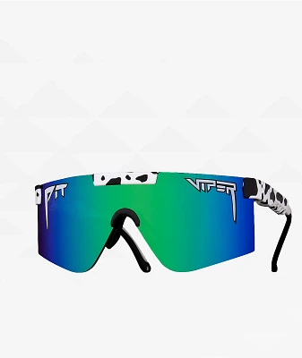 Pit Viper The 2000s Cowabunga Black & White Sunglasses