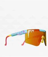 Pit Viper The 2000s Playmate Orange & Blue Sunglasses