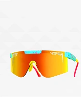 Pit Viper The 2000s Playmate Orange & Blue Sunglasses