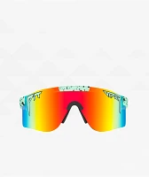 Pit Viper The 2000s Poseidon Mint & Orange Polarized Sunglasses