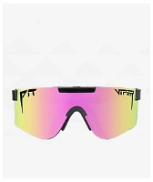 Pit Viper The Exec Double Wide Pink Polarized Sunglasses 