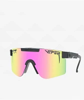 Pit Viper The Exec Double Wide Pink Polarized Sunglasses