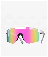 Pit Viper The Miami Nights Single Wide White & Pink Fade Sunglasses