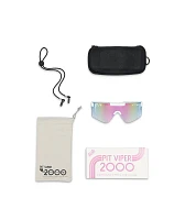 Pit Viper The Miami Nights Single Wide White Sunglasses