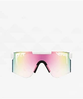 Pit Viper The Miami Nights Single Wide White Sunglasses