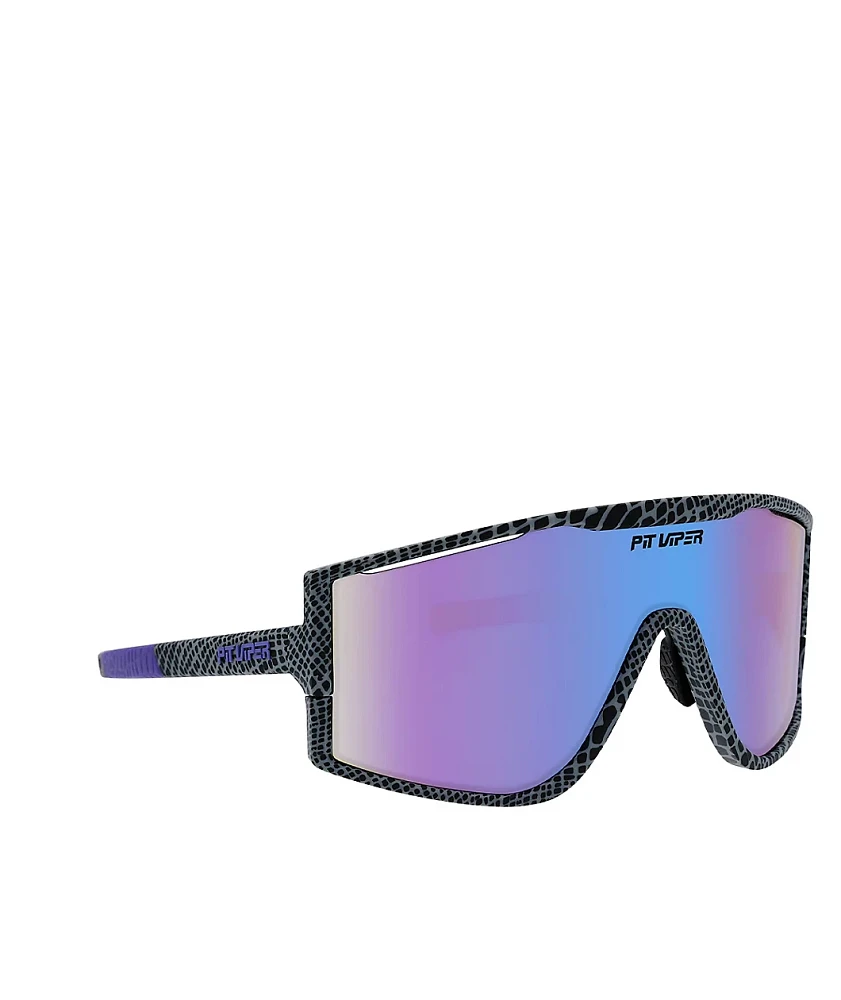 Pit Viper Try-Hard The Mangrove Grey & Purple Sunglasses