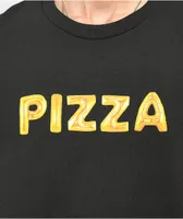 Pizza Balloon Black T-Shirt