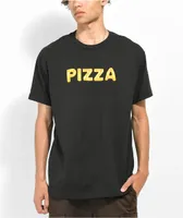 Pizza Balloon Black T-Shirt