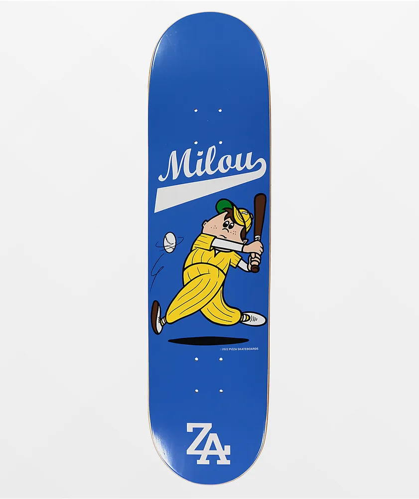 Pizza Milou Baseball 8.25" Skateboard Deck