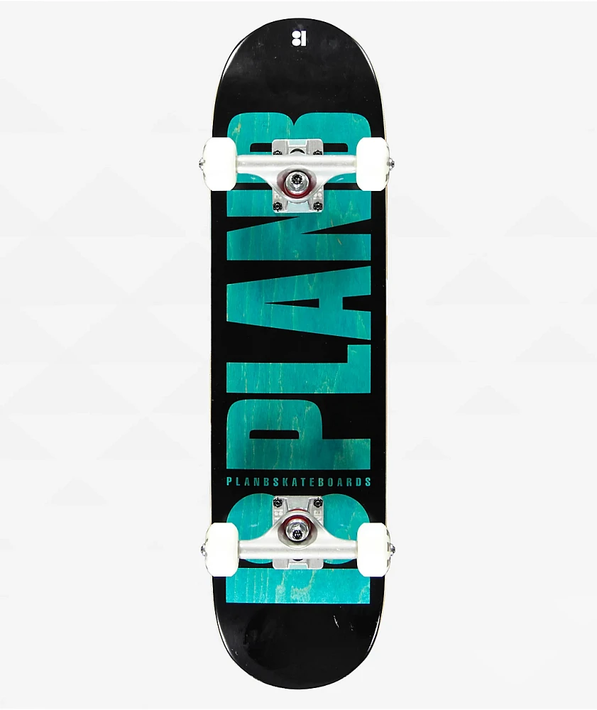 Plan B Classic Stain 7.25" Skateboard Complete