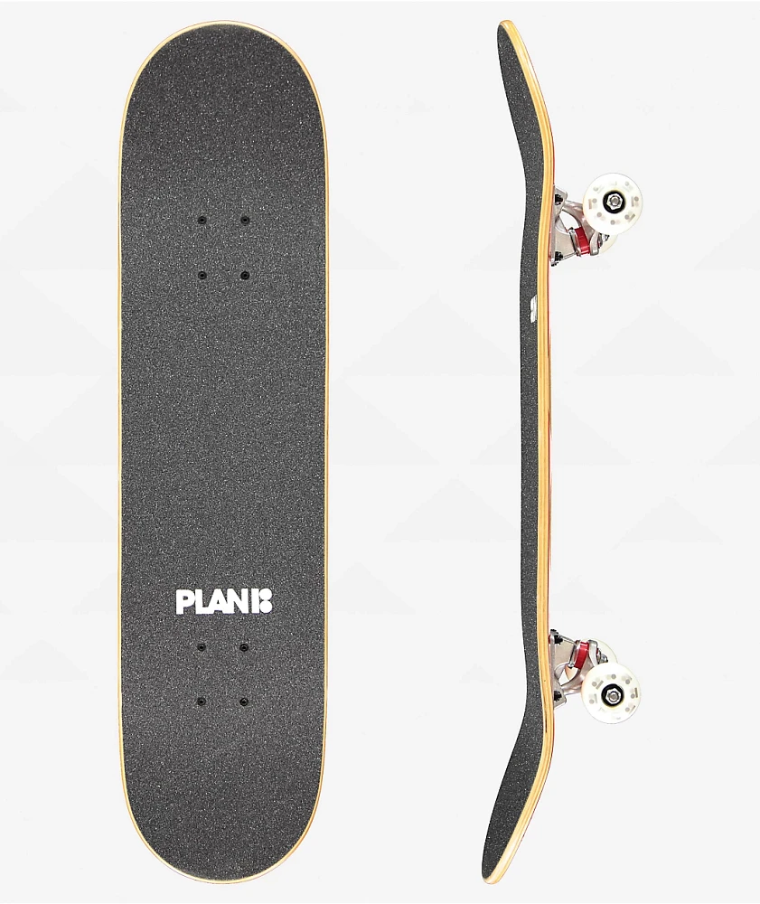 Plan B Team Stained 8.0" Skateboard Complete