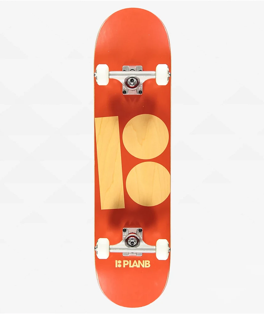 Plan B Team Stained 8.0" Skateboard Complete