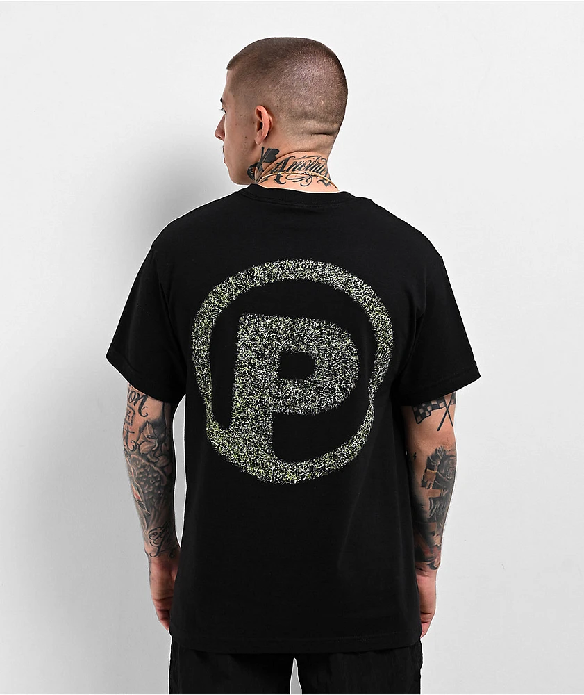 Planted Grassy Black T-Shirt