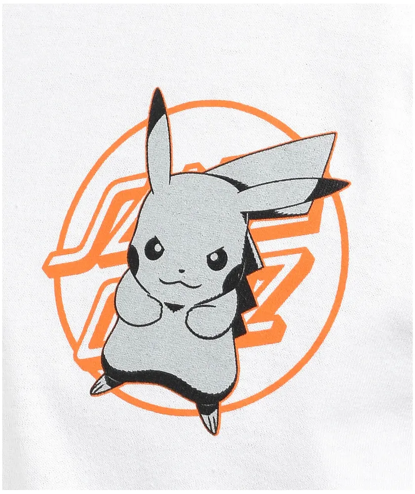 Pokémon & Santa Cruz Pikachu Men' White T-Shirt