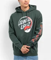 Pokémon & Santa Cruz Poké Ball Dot Men's Hoodie