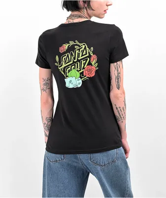 Pokemon & Santa Cruz Grass Type 1 Women's T-Shirt