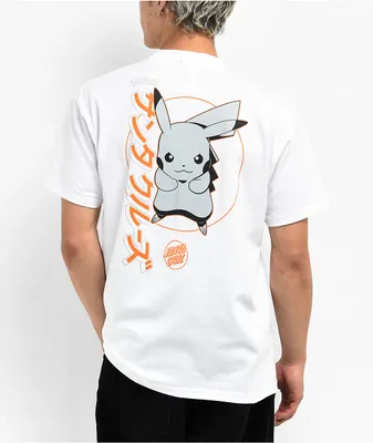 Pokemon & Santa Cruz Pikachu Men's T-Shirt
