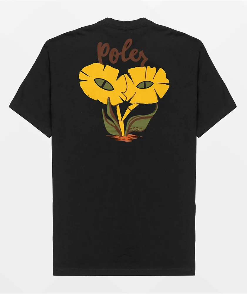 Poler Blossom Black T-Shirt