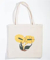 Poler Blossom Tan Tote Bag