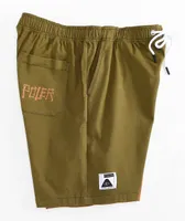 Poler Dusty Brown & Green Shorts