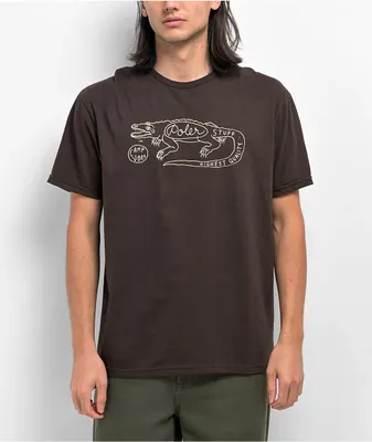 Poler Gator Brown T-Shirt