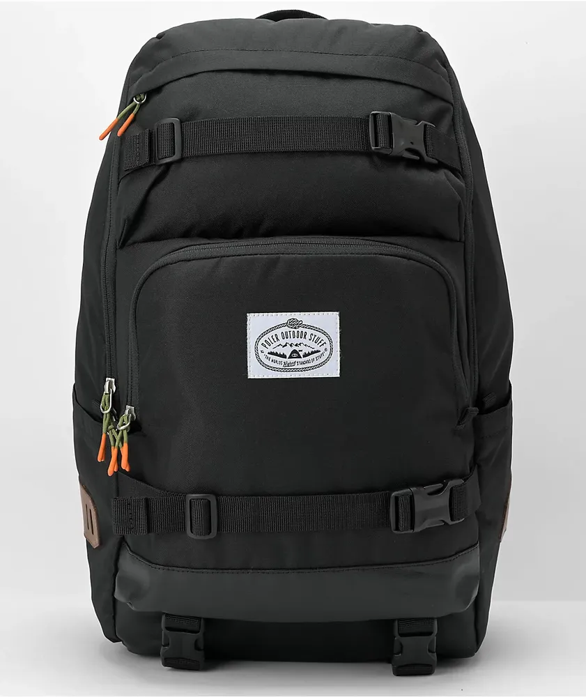 Poler Journey Black Backpack