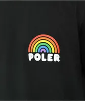 Poler Rainbow Logo Black T-Shirt